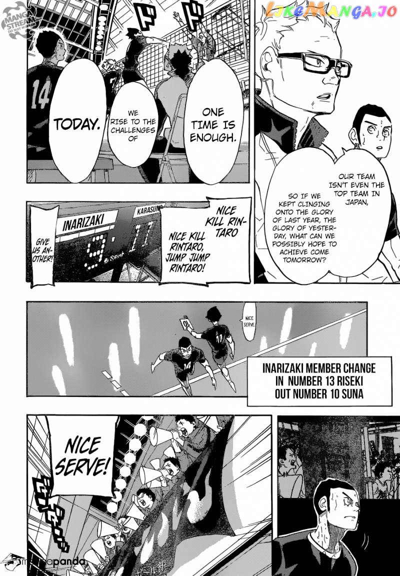 Haikyuu!!, Chapter 280 image 03